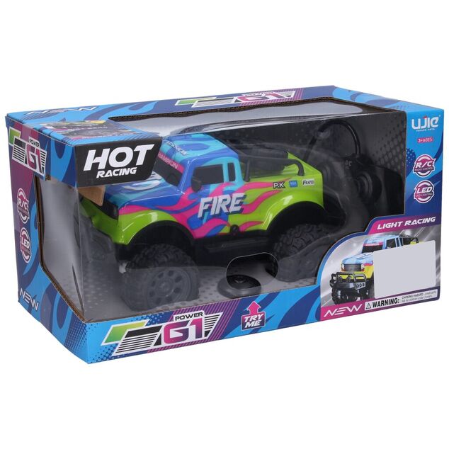 Auto Fire svietiace RC na diaľkové ovládanie 23 cm