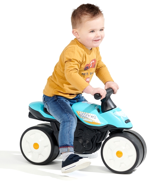 Falk Baby Moto Street Champion s tichými gumenými kolieskami - modré