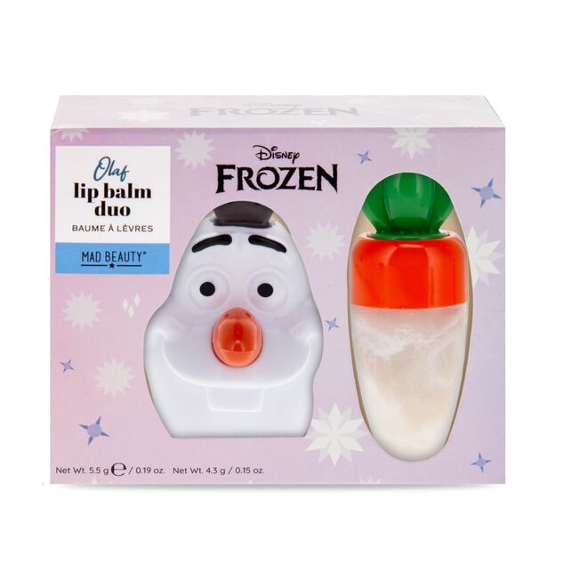 Mad Beauty Ajakápoló szett Frozen 2x ajakbalzsam 5,5g és 4,3g