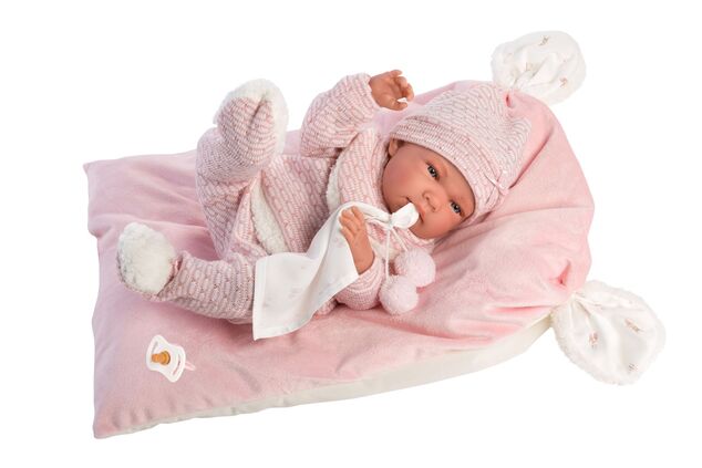 Llorens M738-60 oblečenie pre bábiku bábätko NEW BORN veľkosti 40-42 cm s doplnkami