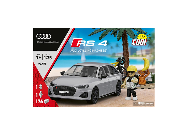 Cobi 24671 Audi RS4 Cycling Madnes, 1:35, 176 k, 2 f