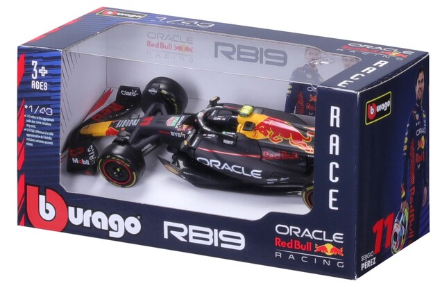 Bburago 1:43 RACE Formula F1 - Red Bull Racing RB20 (2024) #11 (Sergio Pérez)