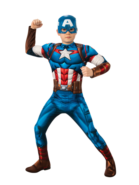 AVENGERS Captain America Kinderkostüm Größe XS(110-116cm)deluxe