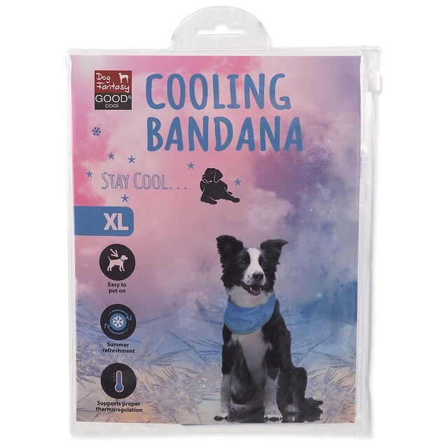 Eșarfă Dog Fantasy răcoritoare XL