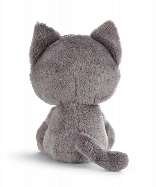 NICI Glubschis pliš Mačka siva Felinja 15cm, ZELENA