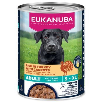 Konzerva EUKANUBA Adult bohatá na morčacie s mrkvou  400 g