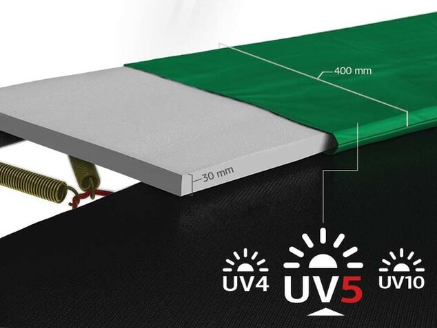 BERG Ultim Champion Regular 410 Green + ochranná sieť DLX XL