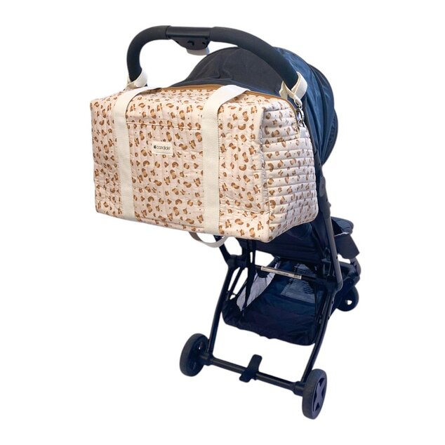 Borsa da weekend per mamme, Leopardo