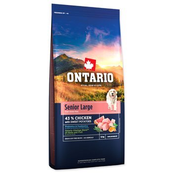 Krmivo Ontario Senior Large Chicken &amp; Sweet Potatoes 12kg