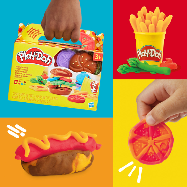 HASBRO – Play-Doh kis finomságok, hamburger