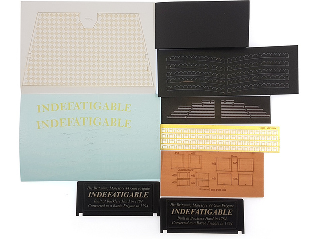 Vanguard Models HMS Indefatigable 1794 1:64 kit