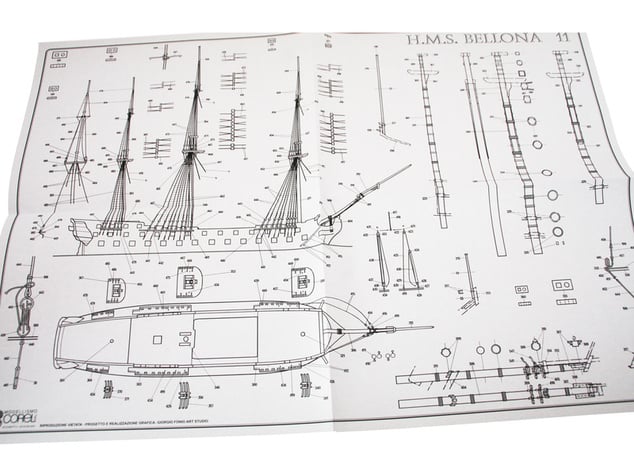 COREL HMS Bellona 1760 1:100 kit