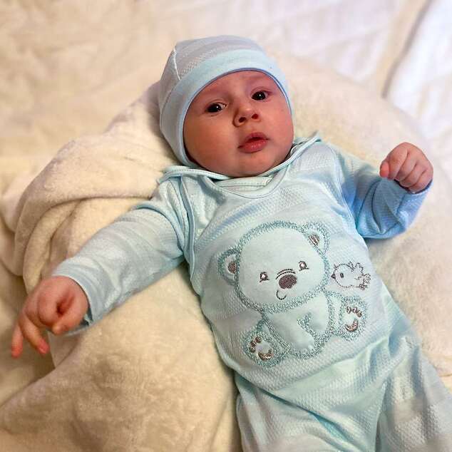 Neugeborenen-Set für die Entbindungsstation New Baby Sweet Bear grau 62 (3 - 6 Monate)