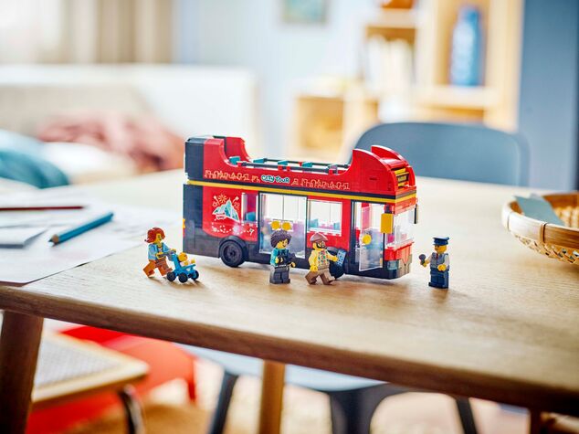 LEGO® City 60407 Červený dvojposchodový vyhliadkový autobus