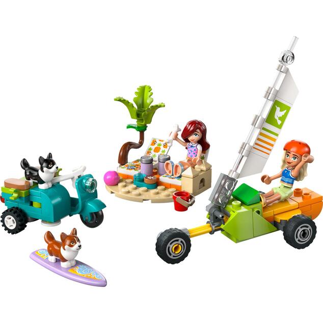 LEGO® Friends 42641 Abenteuer mit surfenden Hunden und Scooter