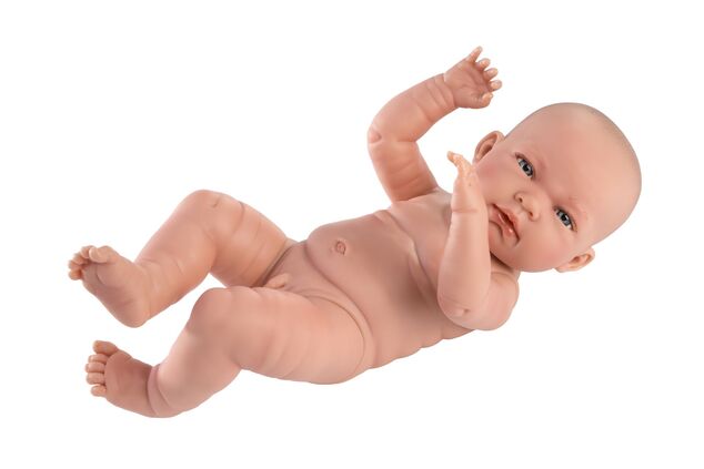 Llorens 84301 NEW BORN CHLAPČEK - realistické bábätko s celovinylovým telom - 43 cm