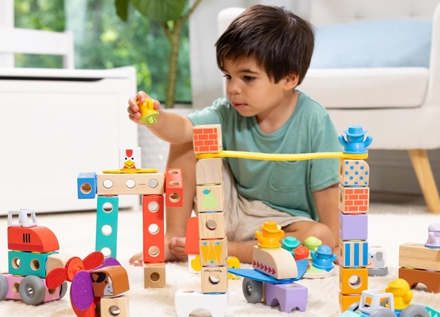 Spin Master Melissa &amp; Doug Blockables stavebnica Safari hracia sada