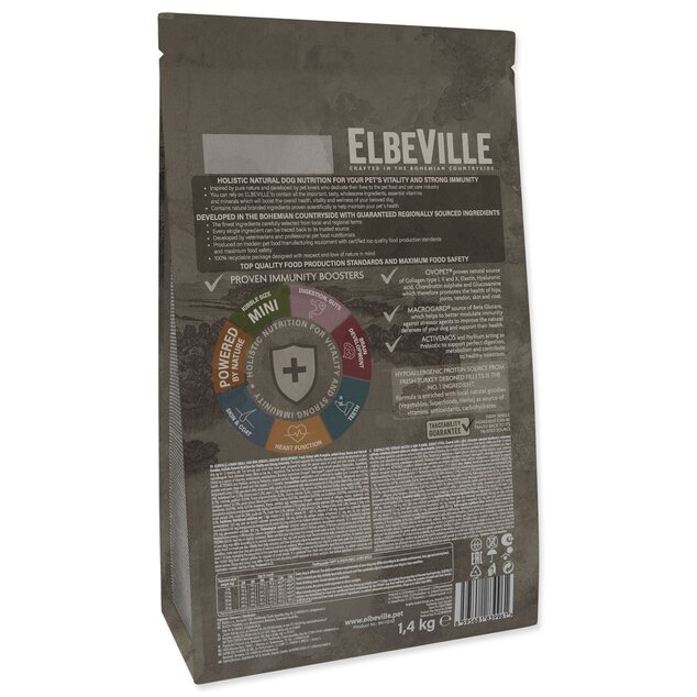 Krmivo ELBEVILLE Puppy and Junior Mini Healthy Development Fresh Turkey 1,4kg
