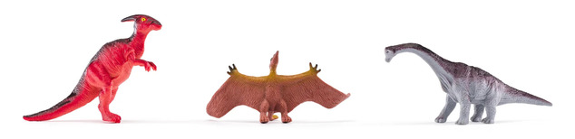 Tierspielfiguren Set in Mega Tube - Dinosaurier, 30 Figuren