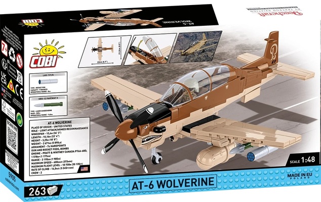 Cobi Armed Forces AT-6 Wolverine (Beechcraft), 1:48, 262 k