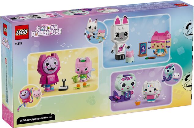 LEGO® Gabby's Dollhouse 11215 Gabi a jej mačací kamaráti z kociek