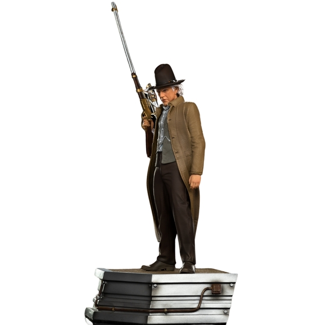 Iron Studios Zurück in die Zukunft Teil III - Doc Brown Statue 1/10