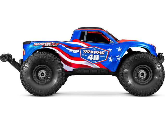 Traxxas Stampede 4x4 1:10 VX3 RTR portocaliu