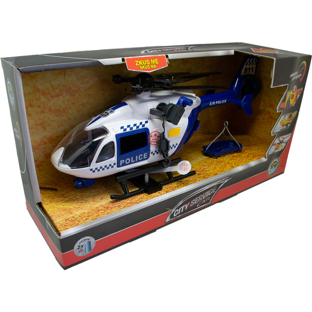 CITY SERVICE CAR - 1:12 Policajní vrtuľník