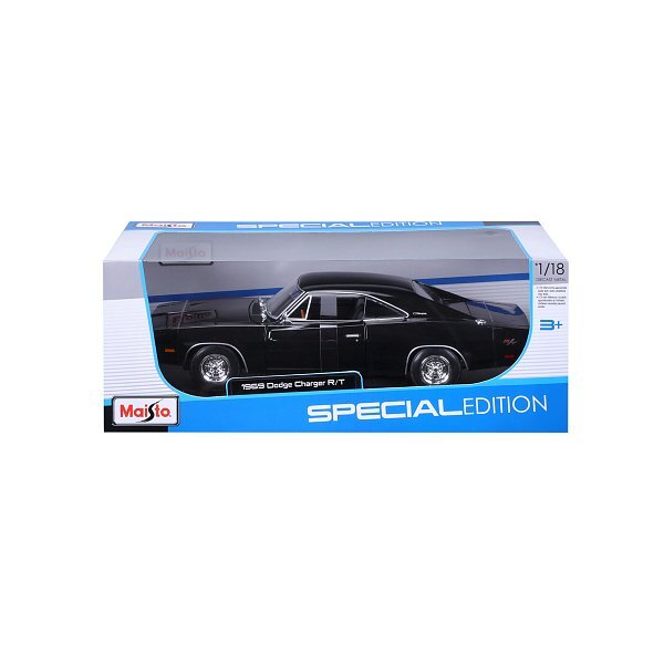 Maisto - 1969 Dodge Charger R/T, černý, 1:18