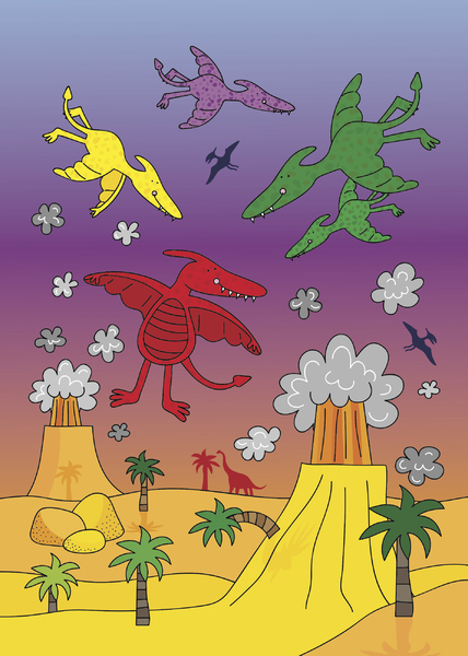 Wassermagie - Dinosaurier