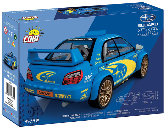 Cobi Subaru Impreza WRC 2003, 1:35, 90 k