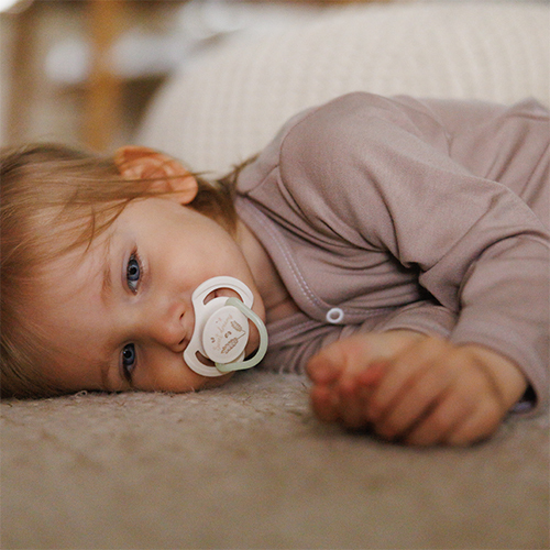 BABYONO Cumlíky silikónové symetrické 18m+, 2 ks