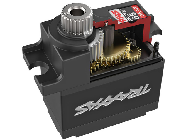 Traxxas servo 2265 s kovovými prevodmi vodeodolné 5.4kg.cm 0.13s/60° 25T