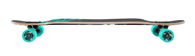 Longboard Street Surfing FREERIDE 39” CURVE Wolf - Künstlerserie