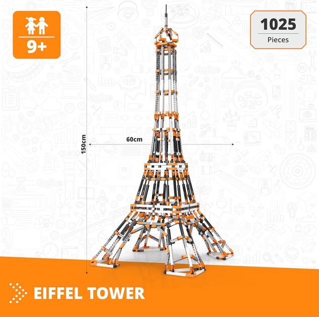 Engino MEGA BUILDS: Eiffelova veža