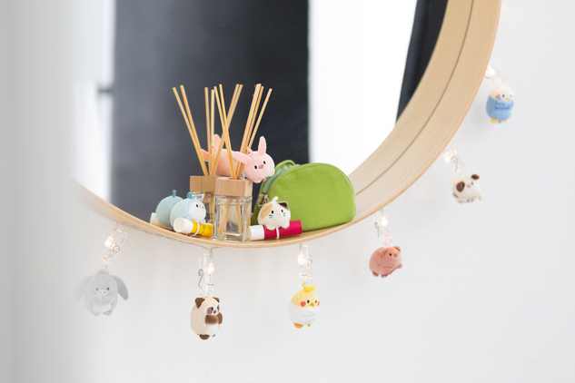 NICI portachiavi MyMochi Gattina Angy 5cm, sdraiata