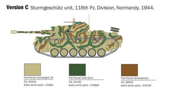 Model Kit military 25756 - Sd. Kfz. 142/1 Sturmgeschütz III (1:56)