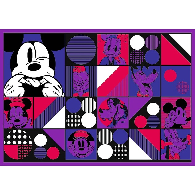 Trefl Disney puzzle 4 x 250 dílků Série dobrodružství Mickey Mouse