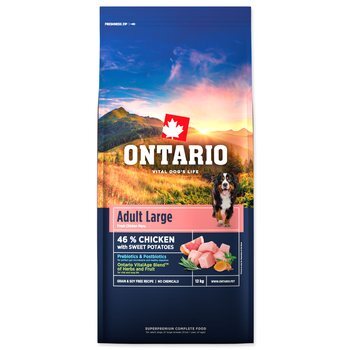 Krmivo Ontario Adult Large Chicken &amp; Sweet Potatoes 12kg