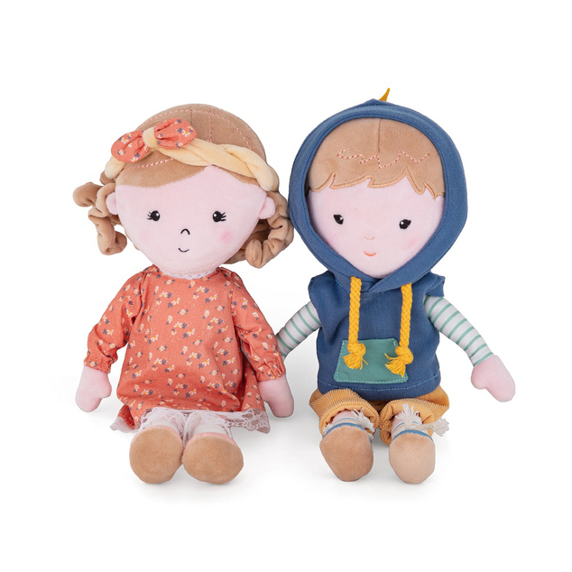 PETITE&amp;MARS Bábika plyšová Max 0m+, 35 cm