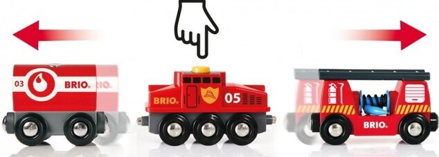Brio Hasičský záchranársky vlak