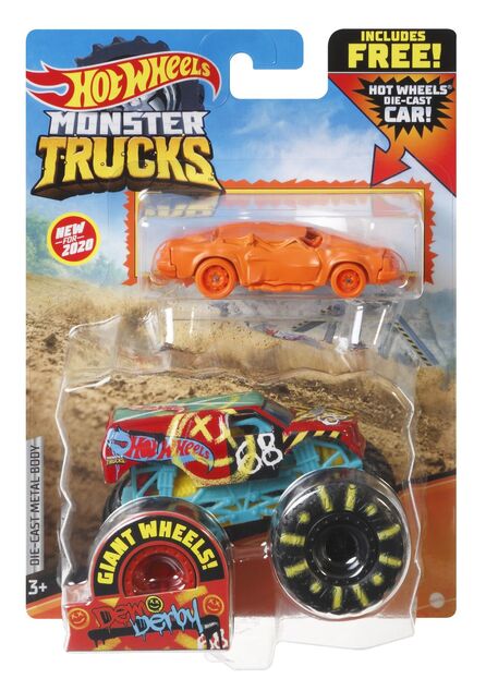 Hot Wheels Moster trucks 1:64 s angličákom