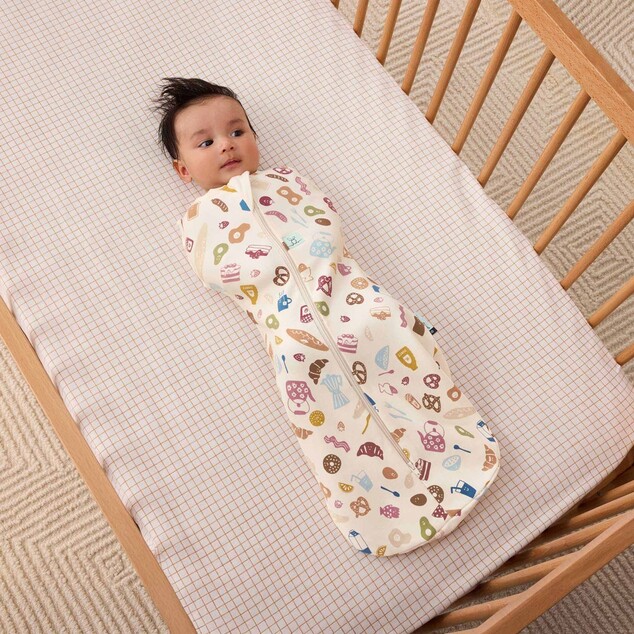 ERGOPOUCH Zavinovačka a vak na spanie 2v1 Cocoon Bon Appetit 3-6 m, 6-8 kg, 0,2 tog