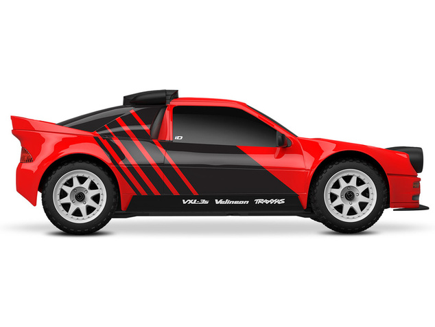 Traxxas Mini Rally Ford RS200 1:12 4WD VXL RTR šedý