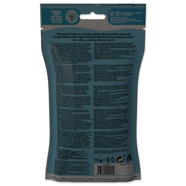 Snack Pup Ice mit Vanille- und Erdnussbuttergeschmack, 2 Stück, 110g