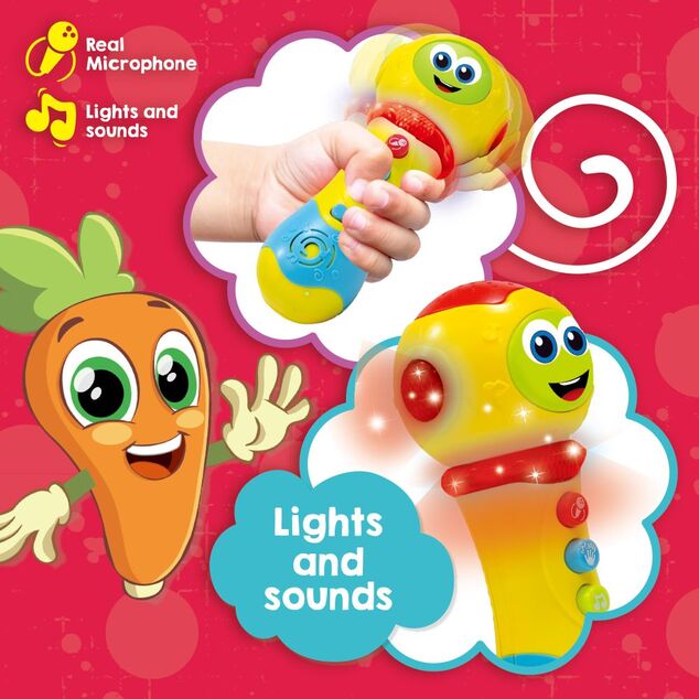 Carotina baby - Microfono per bambini 2 in 1