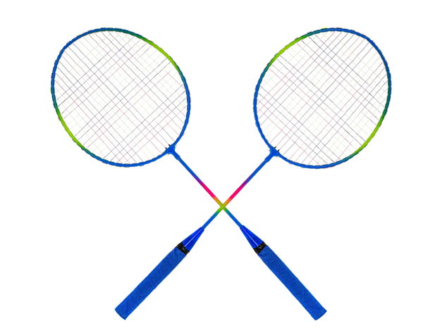 Gametime bedmintonové rakety 62,5cm 2ks s košíkom