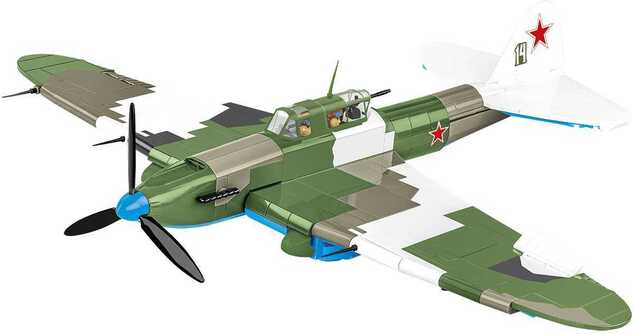 Cobi 5745 II WW Iljušin Il-2 Šturmovik, 1:32, 636 k, 2 f
