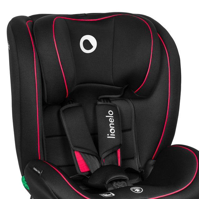 Lionelo Autosedačka Bastiaan i-Size (40-150 cm) Black Red