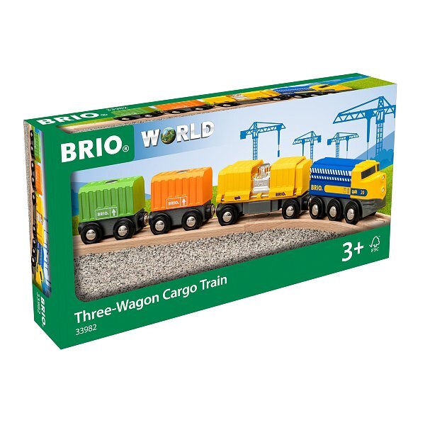 Brio Nákladný vlak s 3 vagónmi